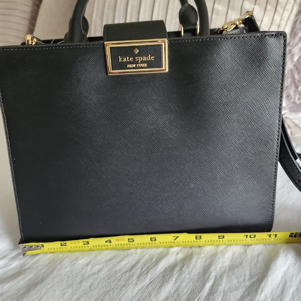 Kate Spade Black Reegan Satchel 7pc Set NWT - Picture 15 of 17